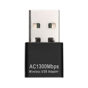 USB WiFi Adapter Network Card USB Ethernet 433Mbps 5.8Ghz Wi-Fi Adapter WiFi Receiver PC Antenna WiFi Dongle USB Wi Fi Adapter