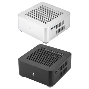 L80S Computer Cases Aluminum Chassis Desktop Mainframe with Usb 3.0 Port Hollow for Game Chassis Diy Mini Pc Itx Case