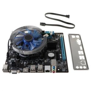 1Set HM55 Computer Motherboard I3 I5 Lga 1156 4G Memory Fan Desktop Mainboard