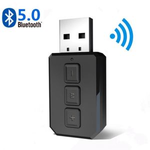 USB Bluetooth 5.0 Adapter Dongle Handsfree Bluetooth Receiver Transmitter Mini Audio Adapter For Car TV Computer PC Laptop Music