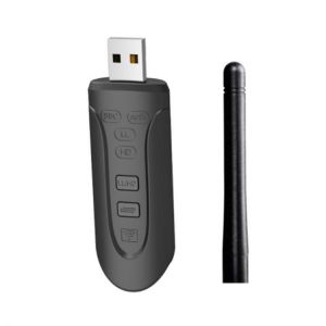 CSR8675 AptX HD/LL USB Bluetooth 5.0 Adapter for PC 3.5mm AUX Wireless Audio Transmitter for TV Desktop Laptop Two Link