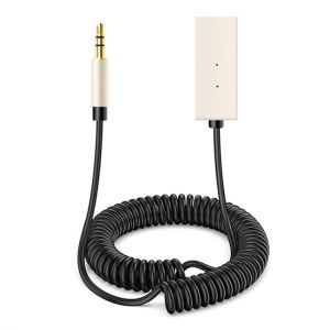Bluetooth Transmitter Bluetooth Receiver 5.0 Car Aux 3.5 mm Jack USB Bluetooth Audio Cable for Car Speaker Headset