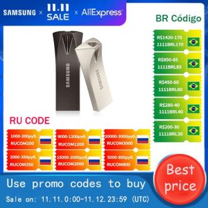 SAMSUNG USB Flash Drive Disk BAR PLUS 32GB 64GB 128GB 256GB USB3.1 pen drive up to 400MB/S  pendrive memory USB flash disk
