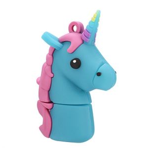 Cartoon Unicorn pendrive usb flash drive 4GB/8GB/16GB/32GB 64GB 128GB USB 2.0 memory stick special fashion gift