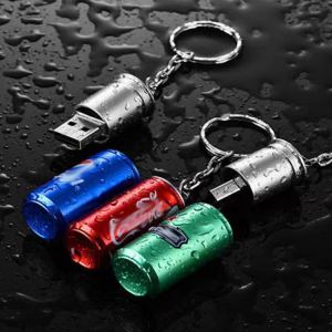 High Quality Metal Bucket  64GB Usb Flash Drive Usb 2.0 4GB 8GB 16GB 32GB  Pendrive Cute Gift Usb