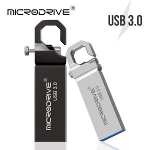 USB 3.0 Metal Flash Drive 32GB 64GB 128GB key chain Pendrive Waterproof usb Pen 16GB USB Memory Stick Flash Disk High Speed 3.0