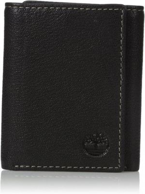 Timberland Men's Genuine Leather RFID Blocking Trifold Wallet