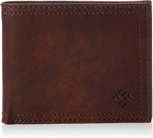 Columbia Men's Leather Extra Capacity Slimfold Wallet
