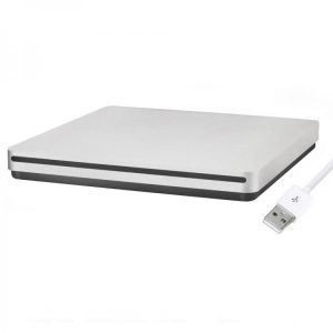 Silver Super Slim External Slot in Blu-Ray DVD RW Enclosure USB 2.0 Case 9.5/12.7mm IDE Optical Drive For laptop Macbook