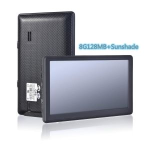 7"HD Car GPS Navigation 800*480 Resolution 8G128MB+Sunshade Bluetooth AVIN Navitel latest Europe Map Truck GPS automobile