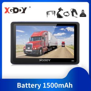 XGODY 504 Car GPS Navigator Navitel 5 Inch Truck GPS Navigation Touch Screen Auto Sat Nav 2020 Europe Map Russia 128MB+8GB