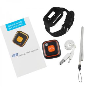 GPS Tracker RF-V28 for Children GPS Tracking SOS Button pendant Mini Personal GPS Tracker Children Locator with Google Map Track