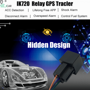 Relay GPS Tracker Car GPS Locator Cut Off Oil Fuel IK720 Car Tracker Real-time Track Free APP