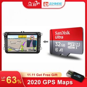 32GB GPS Sygic map for VW/Volkswagen/Golf/P car radio android Navigation Maps free update micro SD card Europe spain middle east