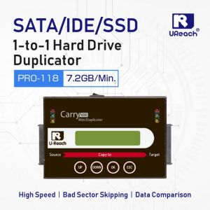 UReach PRO118 1to1 HDD SSD Duplicator Standalone IDE SATA mSATA NGFF Copier