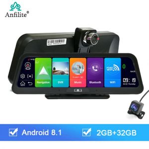 10 Inch 4G Android 8.1 2GB+32GB ADAS Car DVR Dual Lens Dashboard Camera Video Recorder 1080P Remote Monitoring WIFI Dash Cam