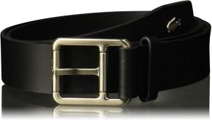 Lacoste Men's Buckle Belt W/Croc Detailing