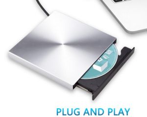 USB 3.0 DVD Burner Aluminum Alloy External CD Player Slim Portable Optical Drive For MacBook Notebook Laptop/Windows