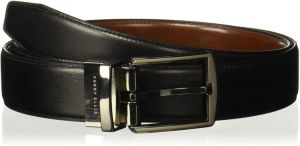 Perry Ellis Portfolio Hi-lo Men's Reversible Belt