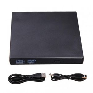 Portable Size Plug & Play External Drive USB 2.0 Burner CD+RW DVD Reader ROM CD Writer Suitable For Mac for Win7/8/10