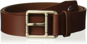 Lacoste Men's Buckle Belt W/Croc Detailing
