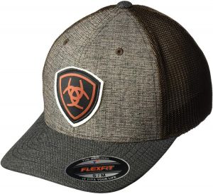 ARIAT Men's Earth Center Shield Mesh Flex Cap