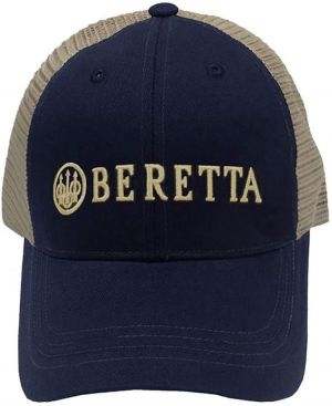 Beretta Men's LP Trucker Adjustable Outdoor Casual Cotton Hat with Mesh Back