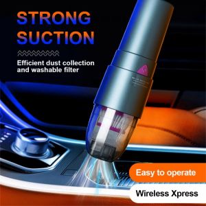 Camason Car Vacuum Cleaner car goods Mini wireless auto Dry cleaning tools Handheld Portable Robot vacuum cleaner for Car & Ho