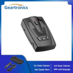 Car Radar Detector Multi-Language Full Frequency Speed Warning Vehicle Anti Radar Speed Alarm System With Red Light Camera Alert