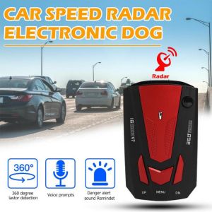 ALLOYSEED V7 Car Radar Detector English Russian Vehicle  Auto Speed Voice Alert Alarm Warning System H/X/K/Ka/Ct/La Band