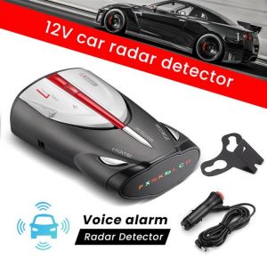Car Radar Detector 16 Band 360 Degree Detection Vehicle Anti Radar Detector Led Display With English Russian Voice Speed Alerts