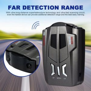 Car Radar Detector V9 Speed Camera Signal Warning Alarm Systems & Security Detectors LED Display For English/Russian Accessori