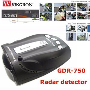 Car Detector Radar GDR-750 360 full band Detecting Ruissian & English version Voice radar detector Alert Car Speed Alarm Syste