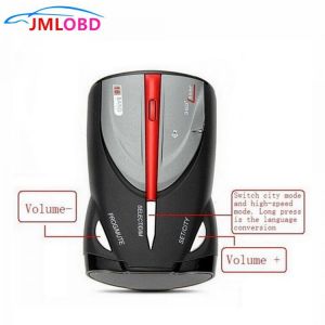 Hot! XRS 9880 Car Radar Detector Cobra Full 16-Band Russian & English Language Lacer Anti Radar Detector for Driving