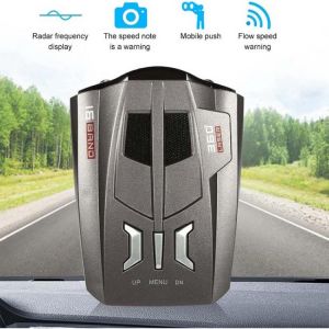 V9 Car Anti Radars Police Speed V9 Radar Detector English Russian Human Voice Vehicle Speed Warning X K KA-Band Alarm Systems