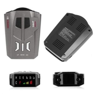 V9 Auto Car Universal Radar Detector English Russian Auto Vehicle Speed Voice Alert Warning Speed Control X K Ka Band