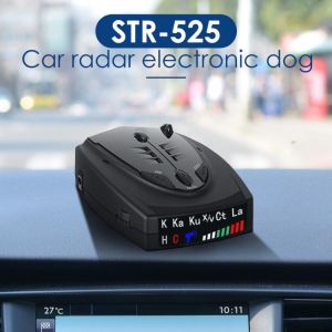 New Radar Car Radar Detector Anti radar Security Warning  English Russian Thai Voice Speed Alert Car Radar Detectors Accessories
