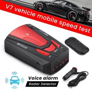 Radar Car Radar English Russian Anti Radar Vehicle V7 Speed Alarm Systems Alarm Warning City /High Way Mode