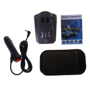 V9 Car Trucker Speed 360 Degrees Vehicle Detector Voice Alert Warning 16 Band Auto LED Display English / Russian version