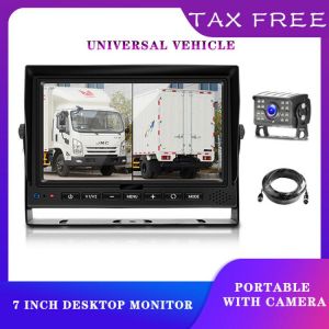7 Inch Android 9.0 Car Headrest Monitor1024*600HD 1080P Video Touch Screen WIFI/USB/SD/H-D-M-I/FM MP5 Video Player