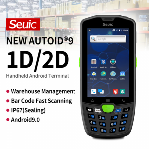 Lazada Courier Use Portable PDA with Barcode Scanner Rugged Android 9.0 Scanner 1D 2D Seuic Scanner Handheld Termina