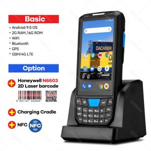 GZQIANJI 4G Handheld PDA Android 9.0 POS Terminal Touch 2D Barcode Scanner Honeywell Wireless Wifi Bluetooth GPS QR Code Reader