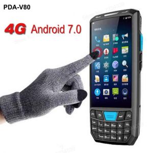Touch screen android handheld pda barcode scanner 1d 2d portable data collector terminal device with WIFI 4G GPS BT Camera