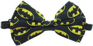 DC Comics Batman Symbols Bow Tie, Black, One Size