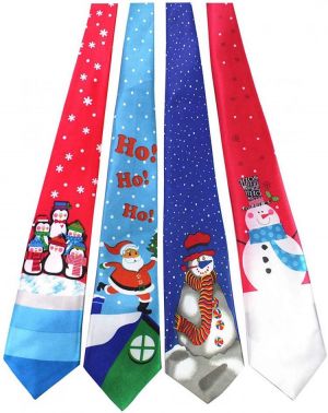 all in one place אביזרי גברים JEMYGINS Original 4PCS One-off Christmas Tie Mens and boys Necktie for Festival