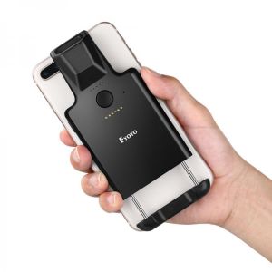 Eyoyo 1D Back Clip Bluetooth Barcode Scanner, Portable Bar Code Reader Work with Phone Android, iOS System 1D Barcode Scanning