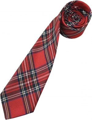 Men&#x27;s Scottish Royal Stewart Tartan Neck Tie