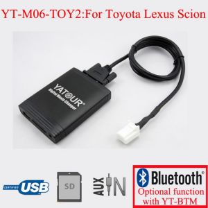 Yatour car CD player USB SD AUX interface for 4Runner Land criuser Corolla Camry Highlander