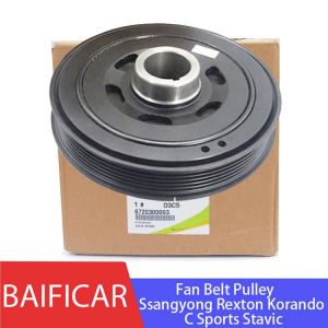 Baificar Brand Genuine Isolation Damper Assy Fan Belt Pulley Assembly 6720300003 For Ssangyong Rexton Korando C Sports Stavic