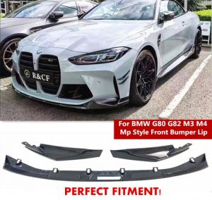 2020-2022 G80 M3 G82 M4 Front Splitter Spoiler MP style Carbon Fiber Front Bumper Lip Spoiler Spliter For BMW G80 G82 M3 M4